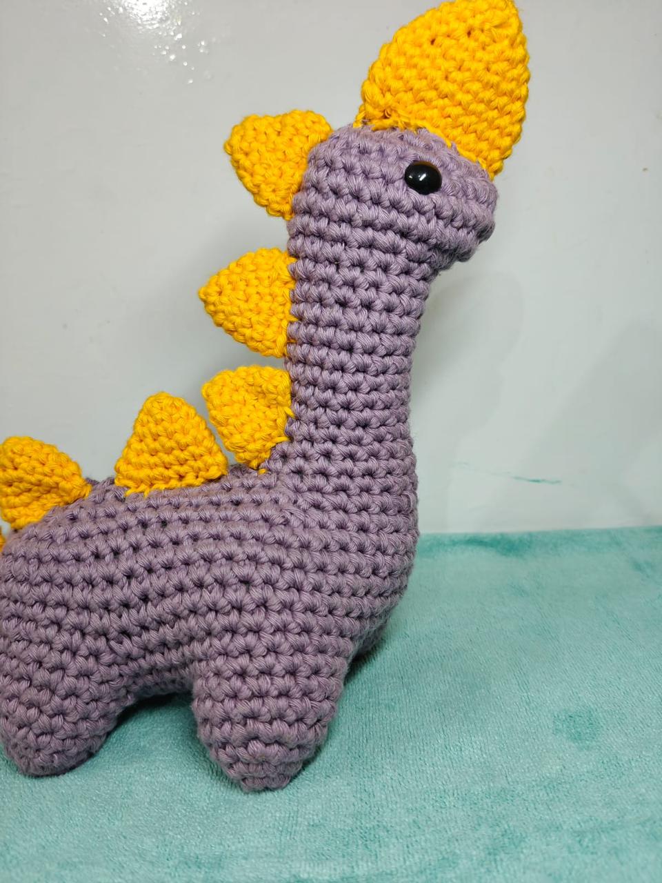 crochet dinosaur