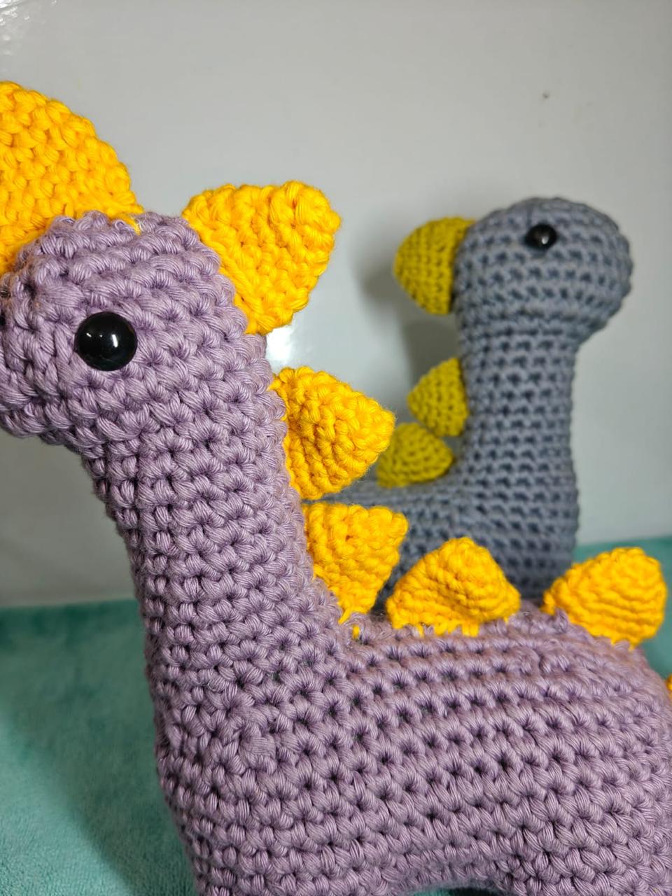 crochet dinosaur